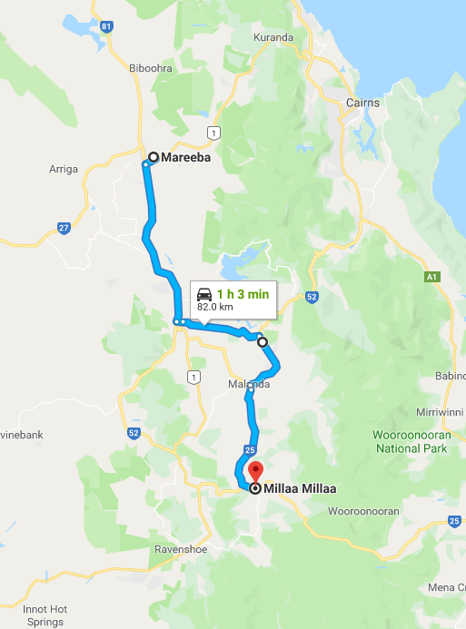 Yungaburra and Millaa Millaa Road Trip