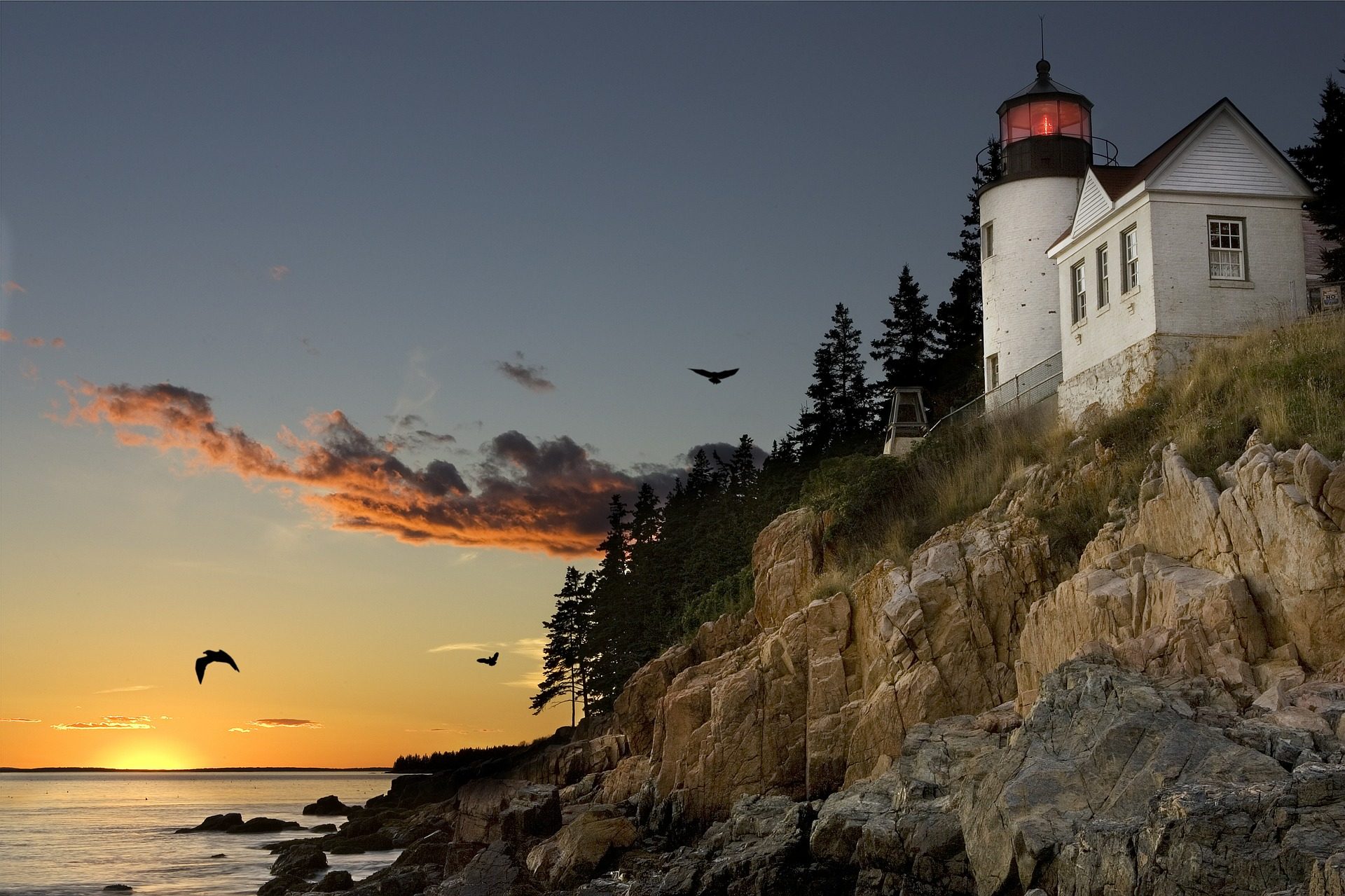 Bar Harbor in Maine, USA