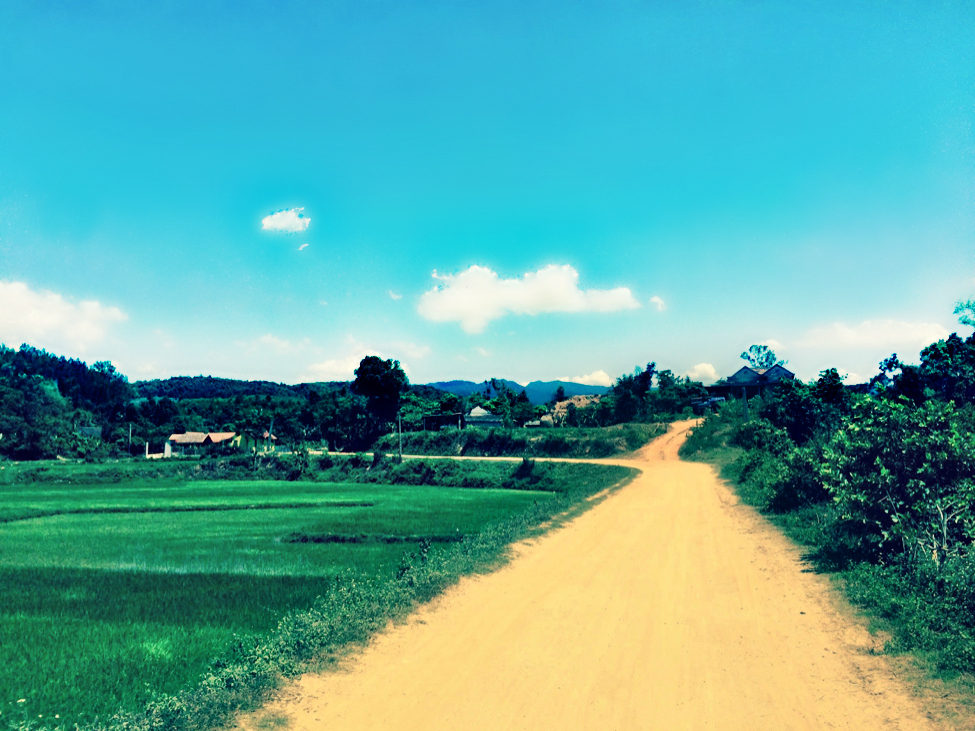 Dreamy road in Vietnam