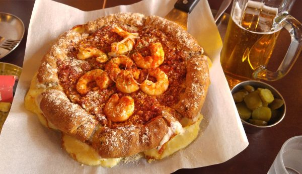 Chicago Shrimp Pizza