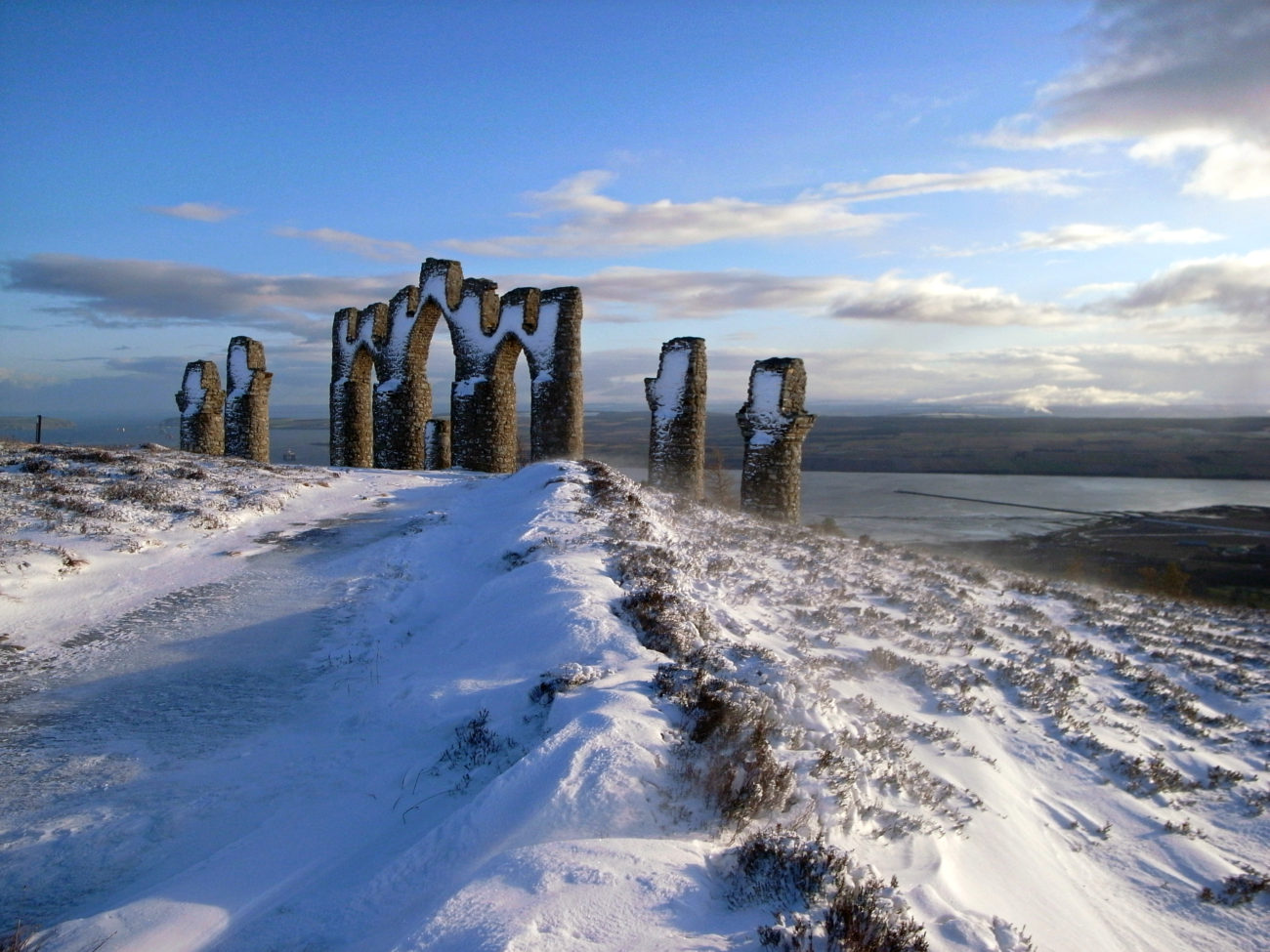 A Fyrish monument, overlooking the Cromarty Firth