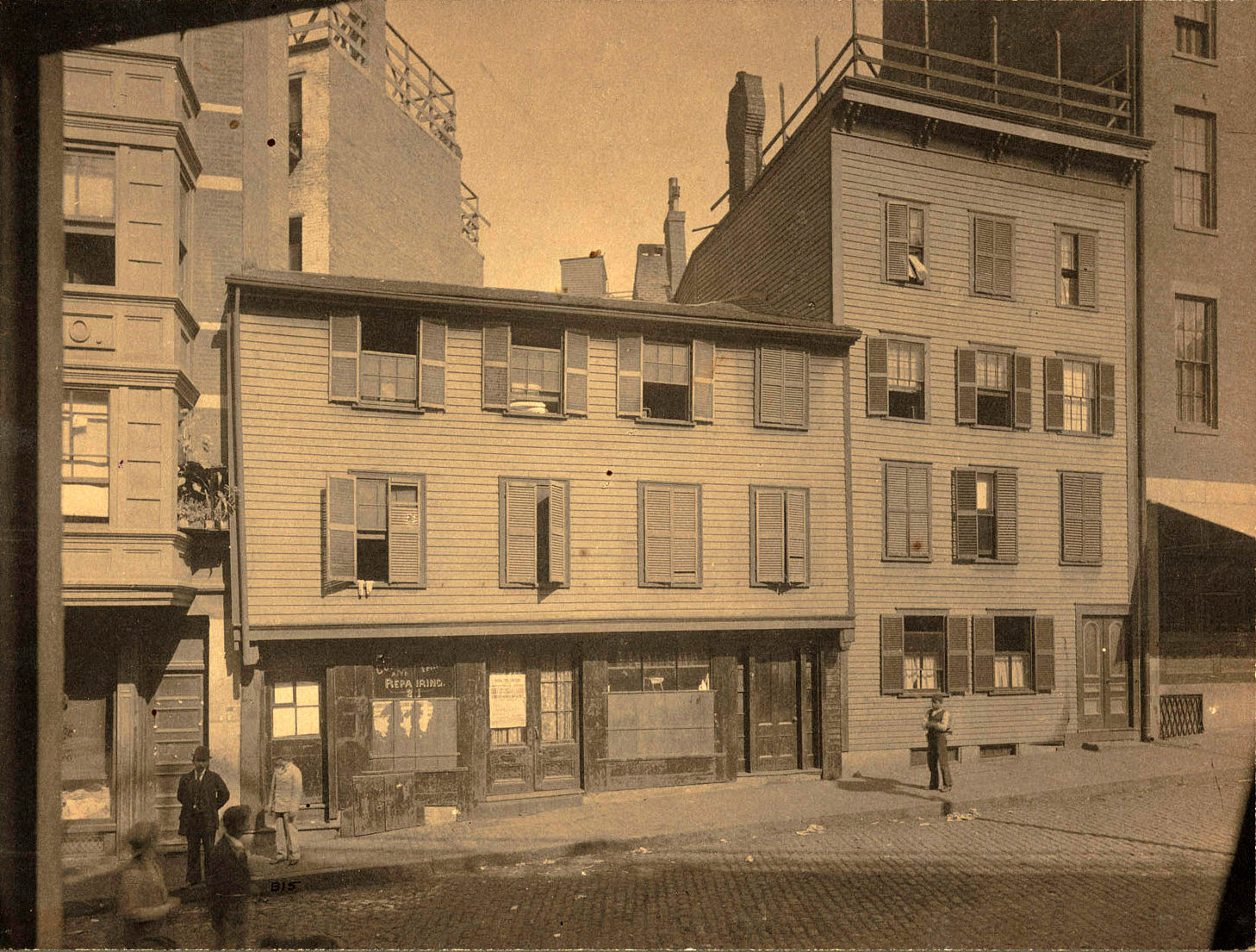 Paul Revere's house back in 1898