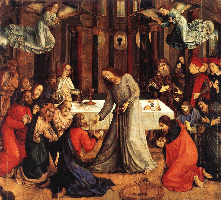 The Institution of the Eucharist, Justus van Gent