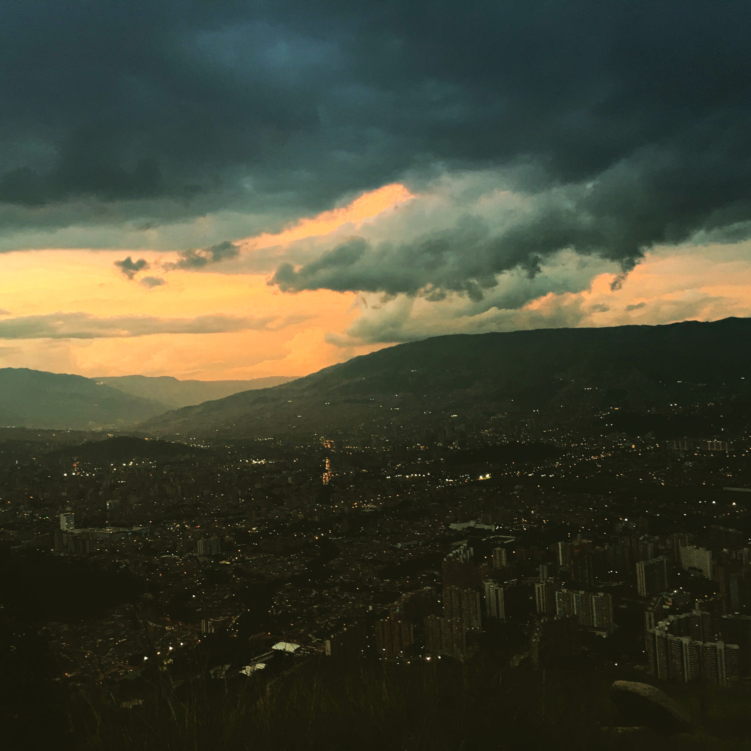 Medellin At Night