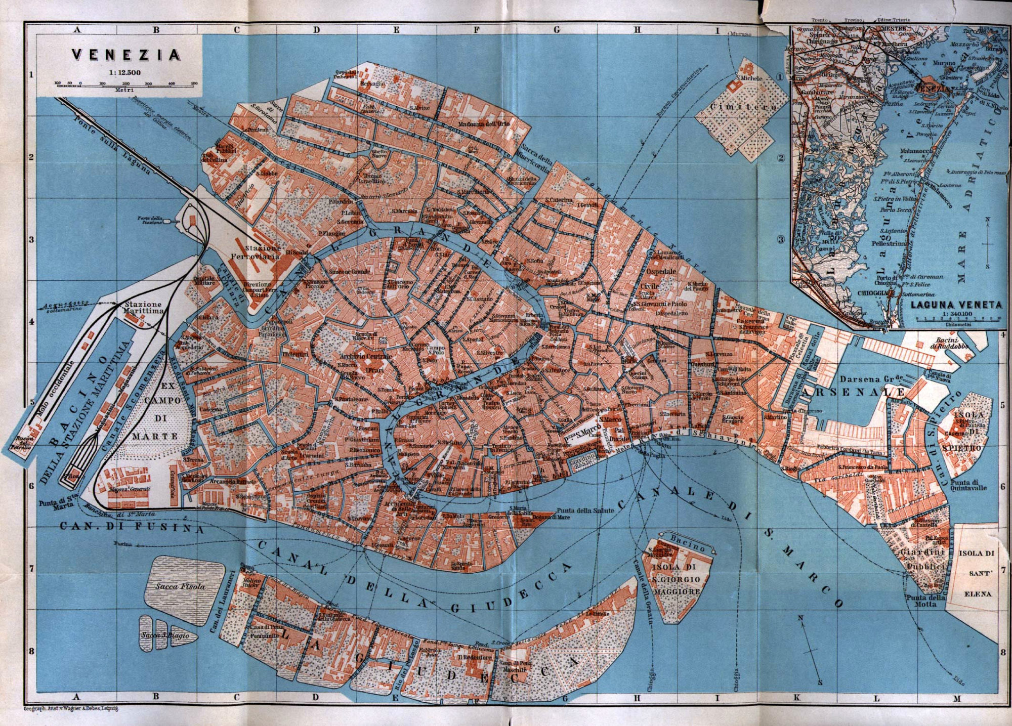 Venezia old map