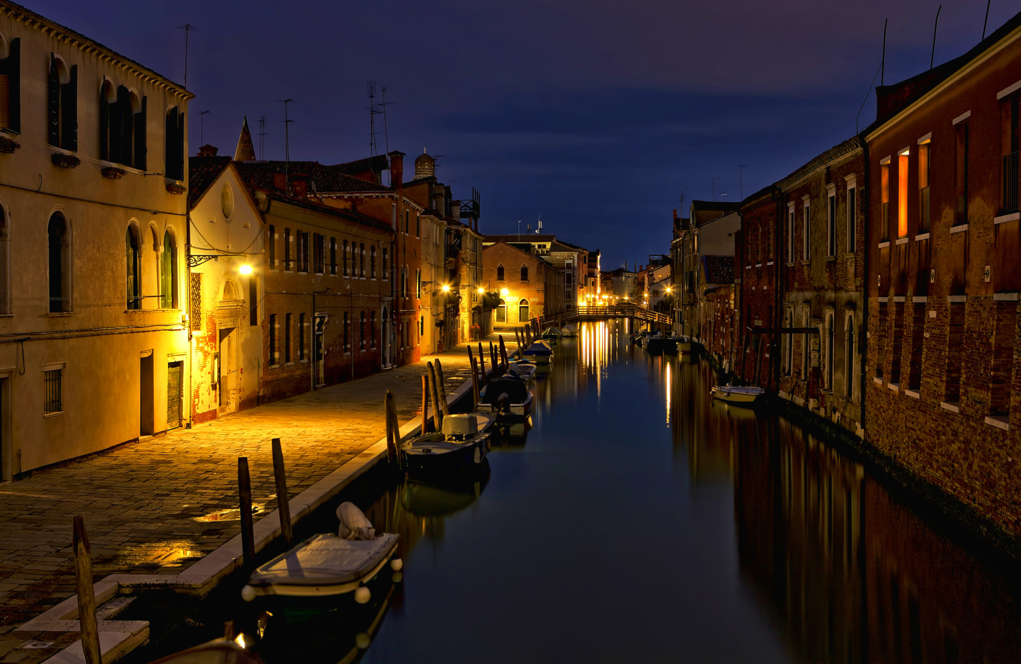 Venice at night