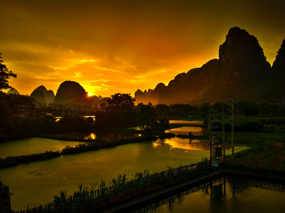 he View From Our Hotel Room in Yangshuo