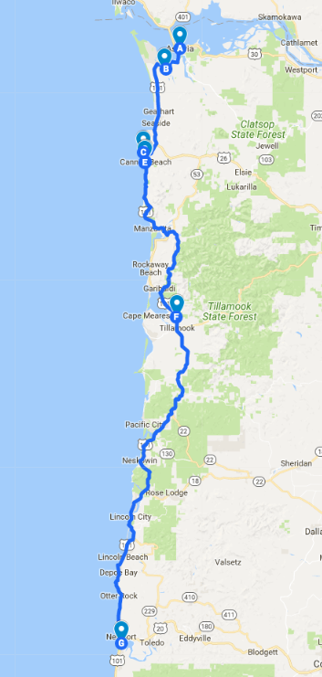 The Oregon Coast Road Trip
