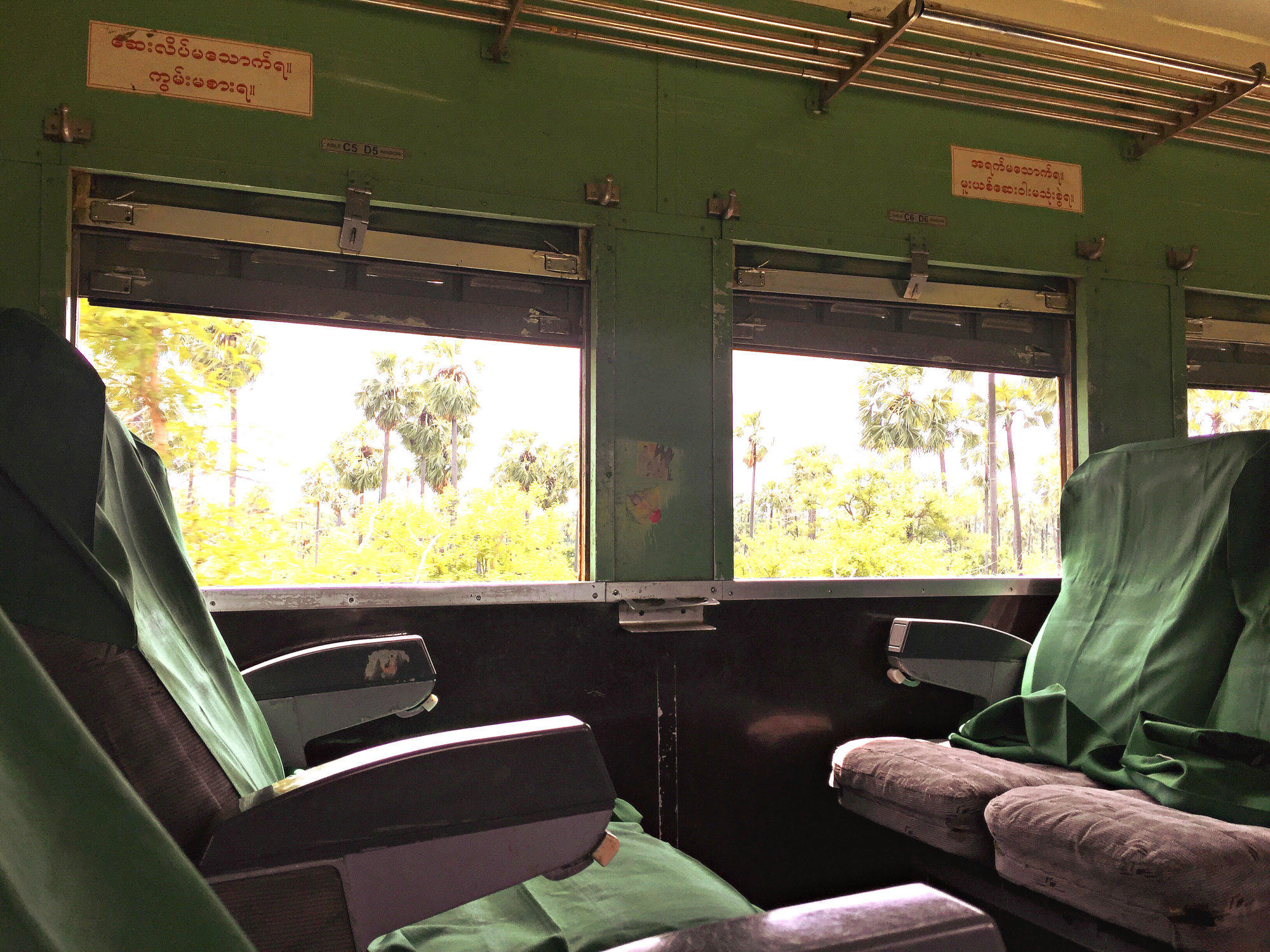 Train Travel In Myanmar