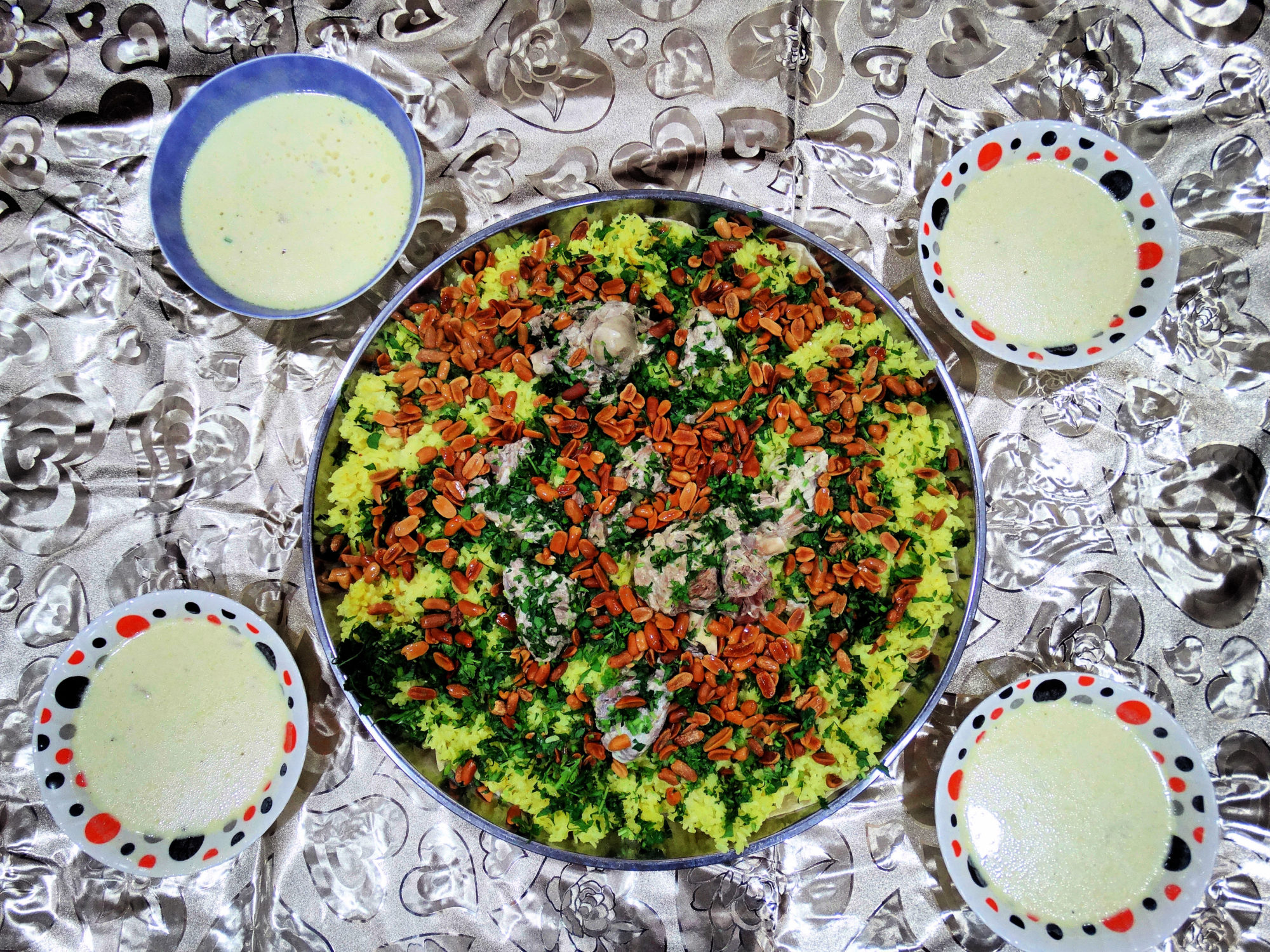 Mansaf, a traditional Jordanian dish