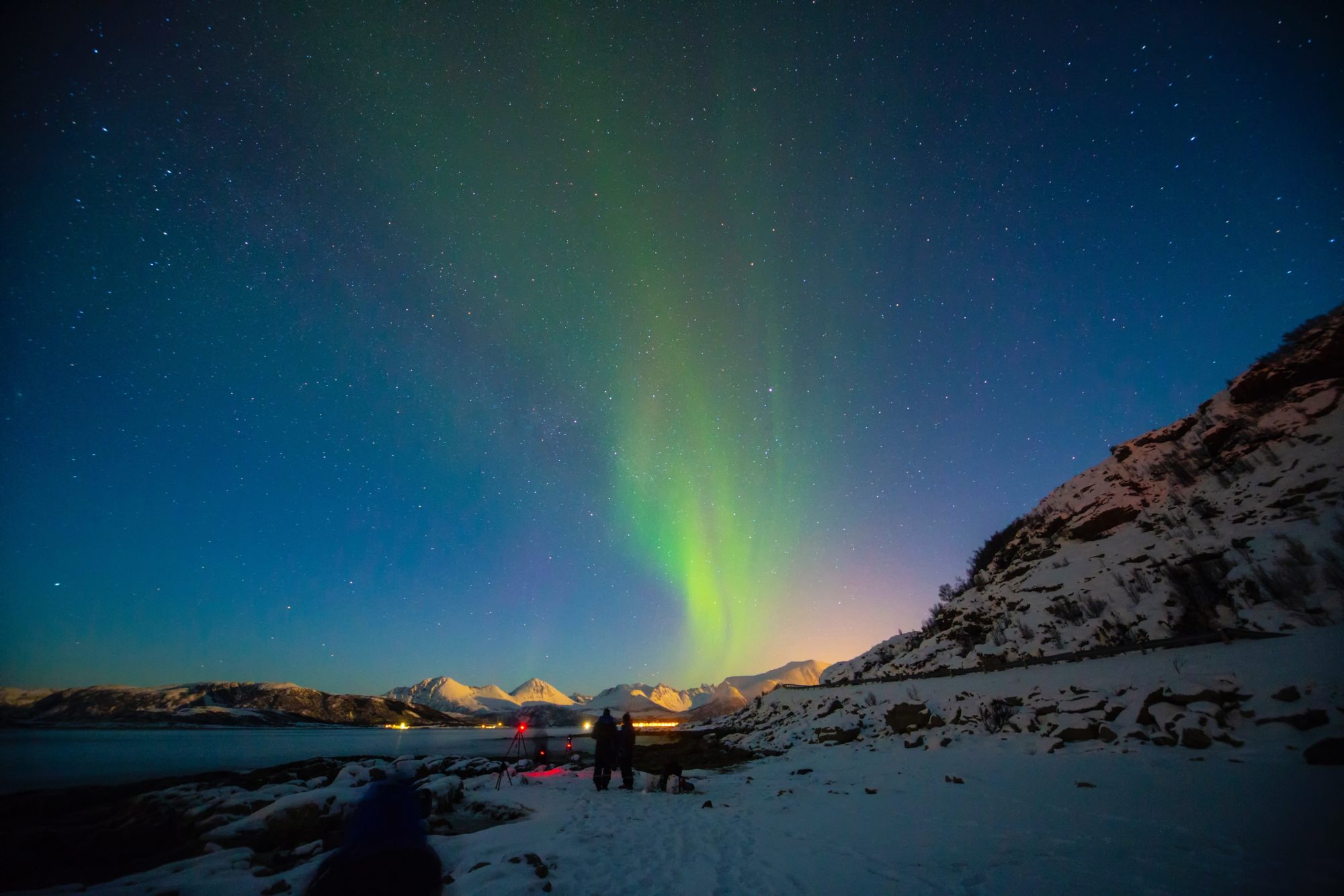 Aurora Borealis near Tromsø, Norway
