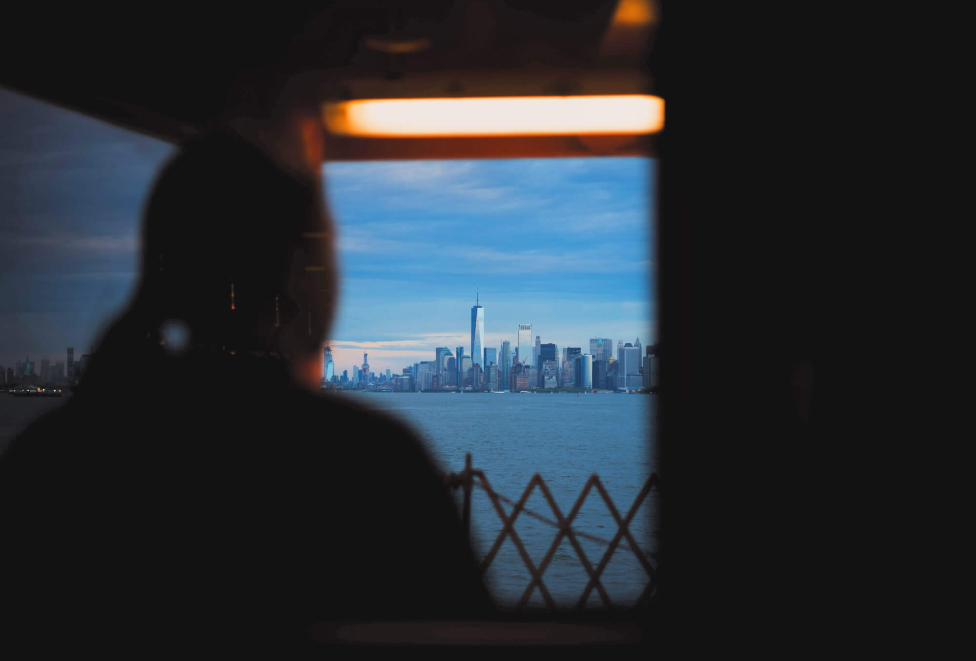 Taking the ferry to Staten Island