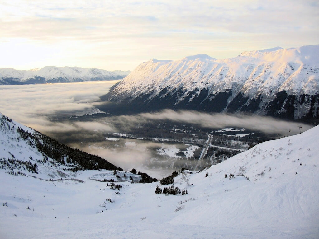 Alyeska, Alaska is one of the best places to ski in the world