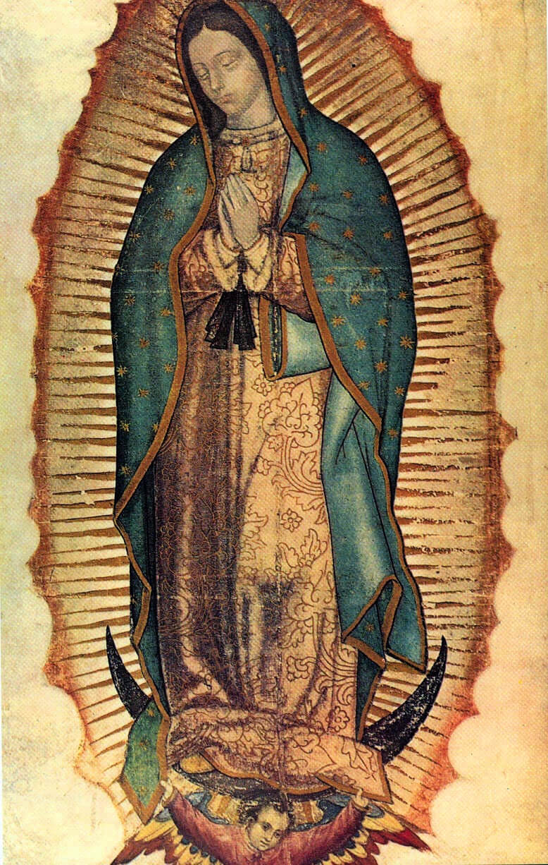 Our Lady of Guadalupe shawl