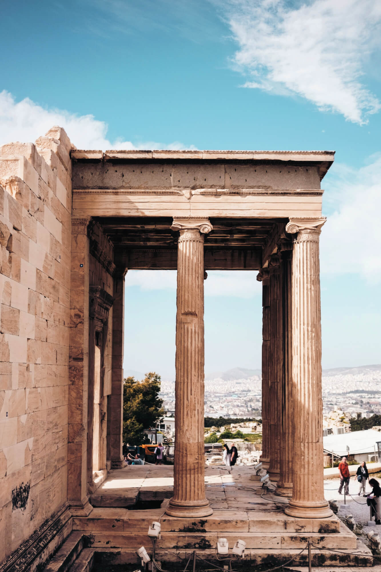 The Acropolis of Athens.