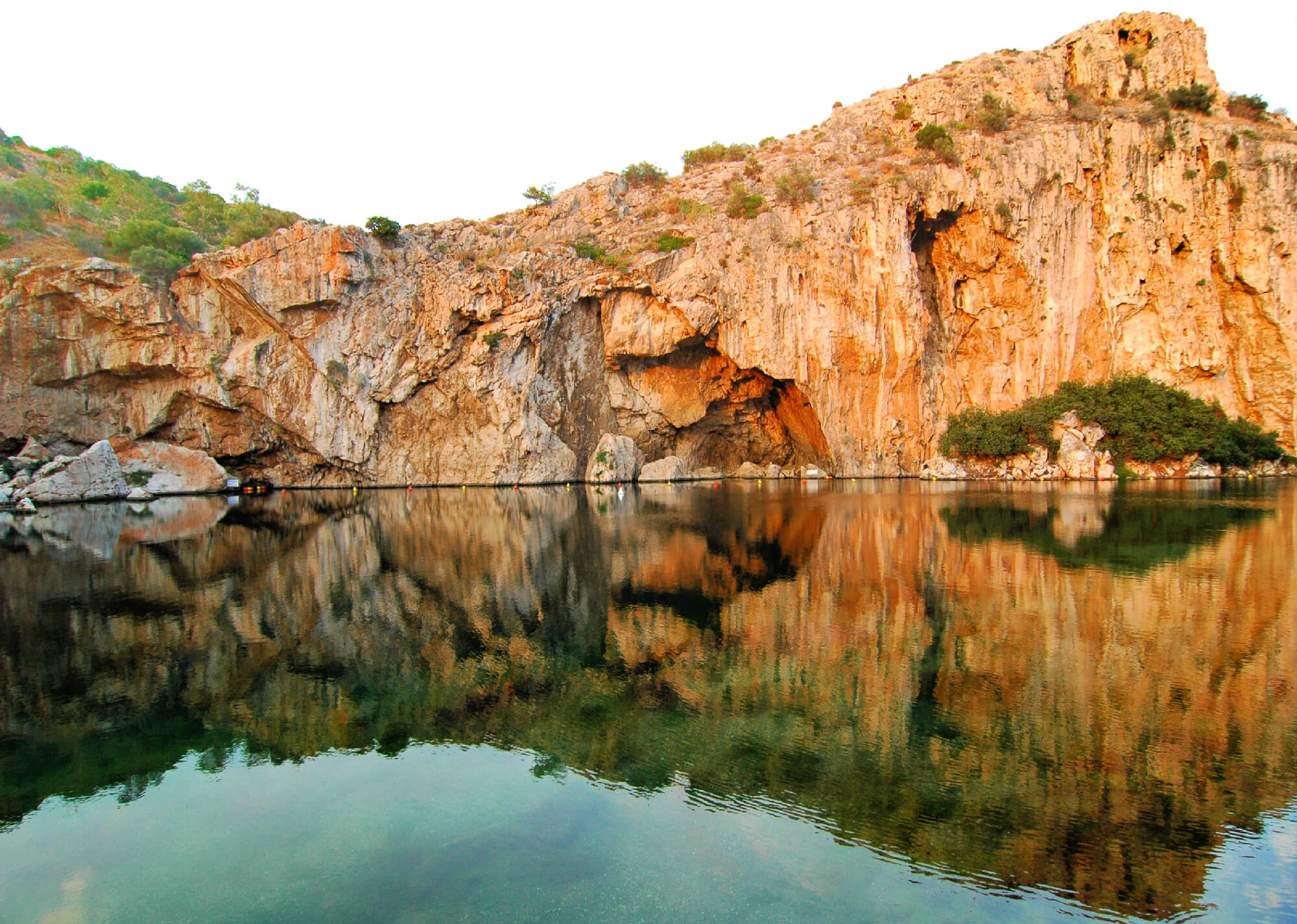 Visiting Lake Vouliagmeni may be the perfect way to end 3 days in Athens!