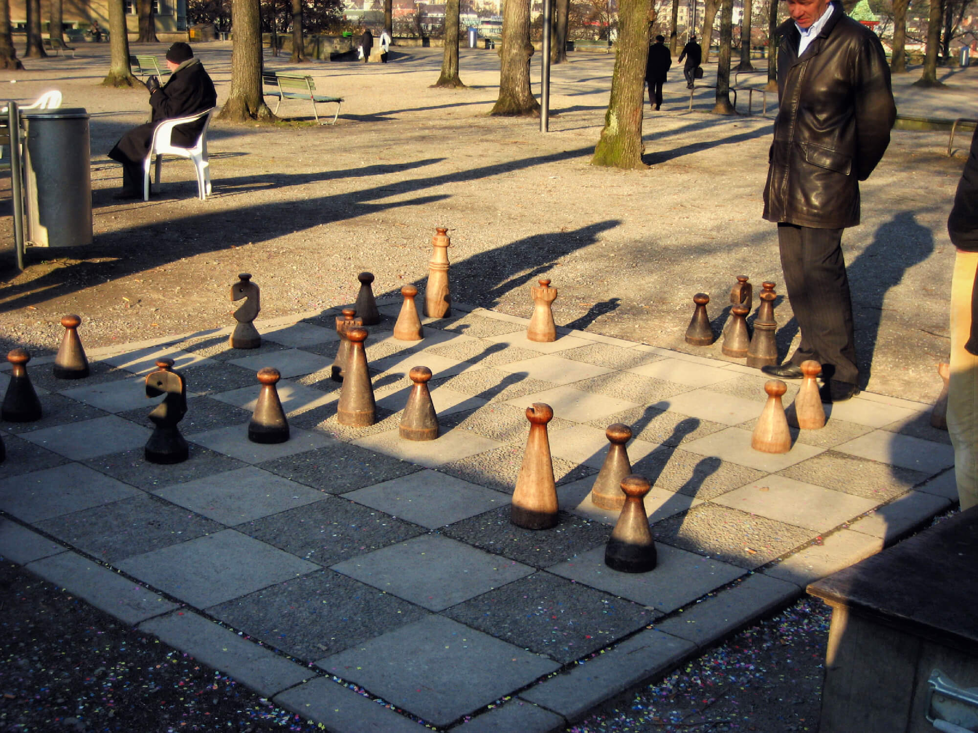 Fancy a game of chess in Lindenhofplatz?