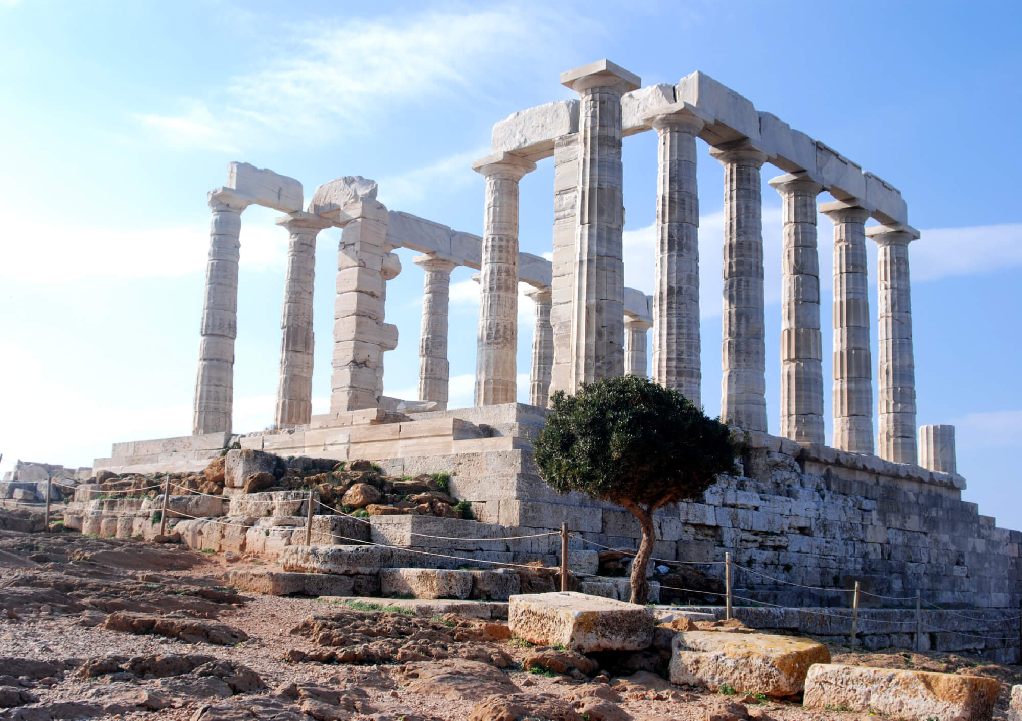 Seeing the Temple of Poseidon in Cape Sounion is fantastic way to end seeing Athens in 3 days.